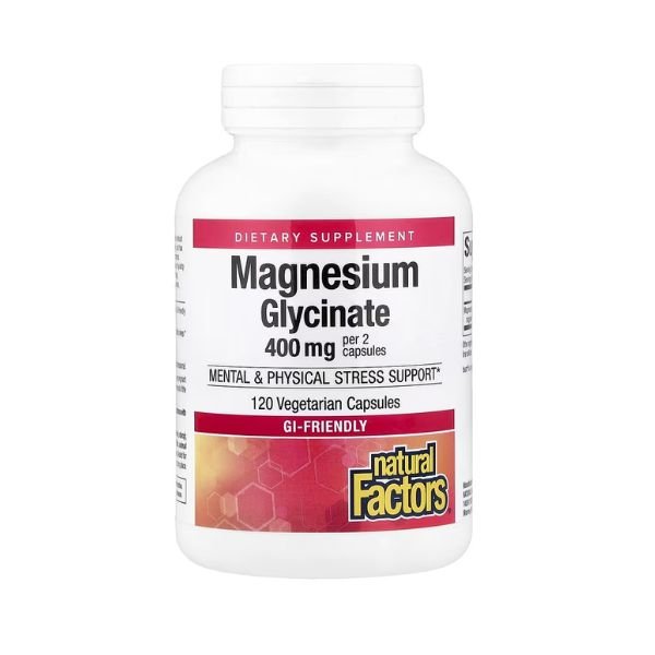 Natural Factors Magnesium Glycinate 200 mg 120 Capsules in Pakistan