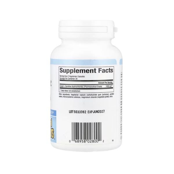 Natural Factors Acetyl-L-Carnitine 500mg 60 Capsules in Pakistan thumbnail 2