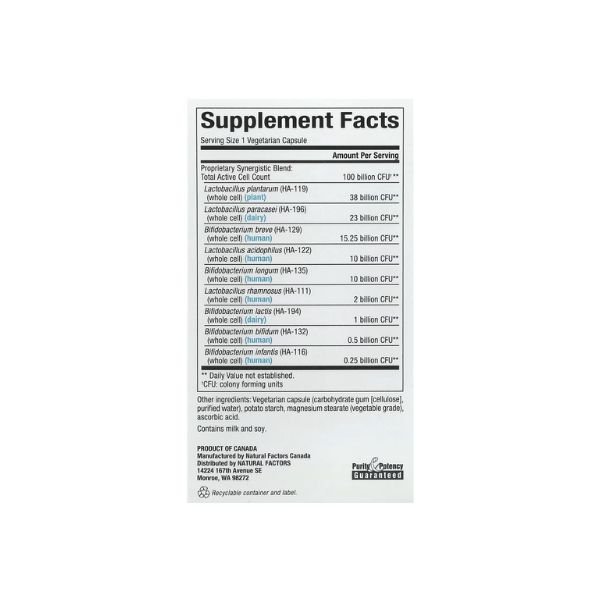 Natural Factors Ultimate Probiotic 100 Billion CFU 30 Capsules in Pakistan thumbnail 3
