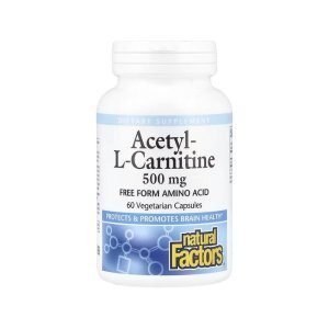 Natural Factors Acetyl-L-Carnitine 500mg 60 Capsules in Pakistan